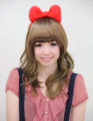 Wigs2you 髪飾 日本正品 可愛 甜美蝴蝶髪帶W-8215-Red